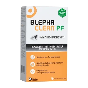 Blephaclean PF Eyelid Wipes 20 Pack