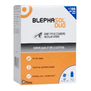 Blephasol Duo Eyelid Cleansing Lotion with Pads
