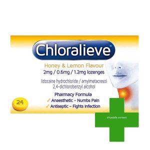 Chloralieve Honey Lemon Loz 24
