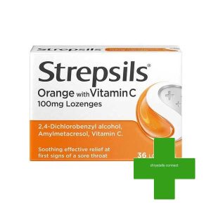 Strepsils Orange Vit C 36